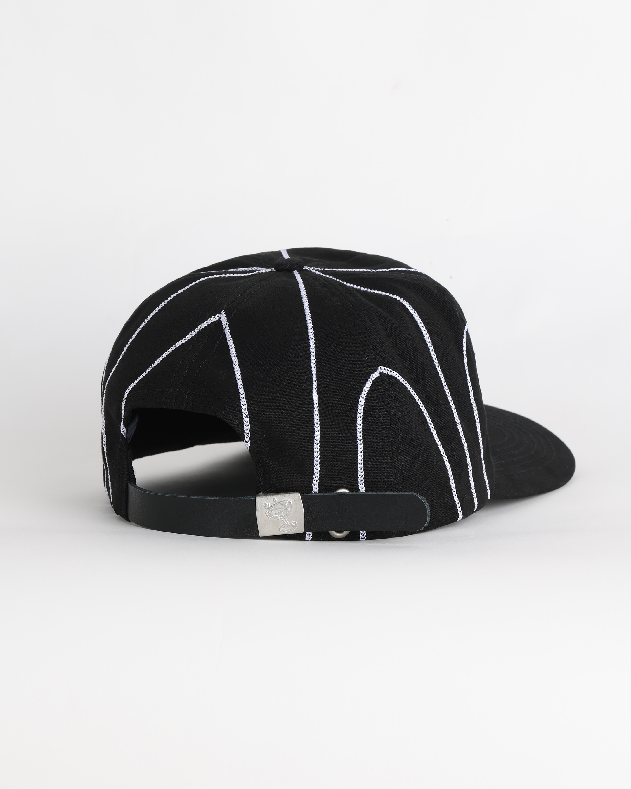 Black Chainstitch Hat