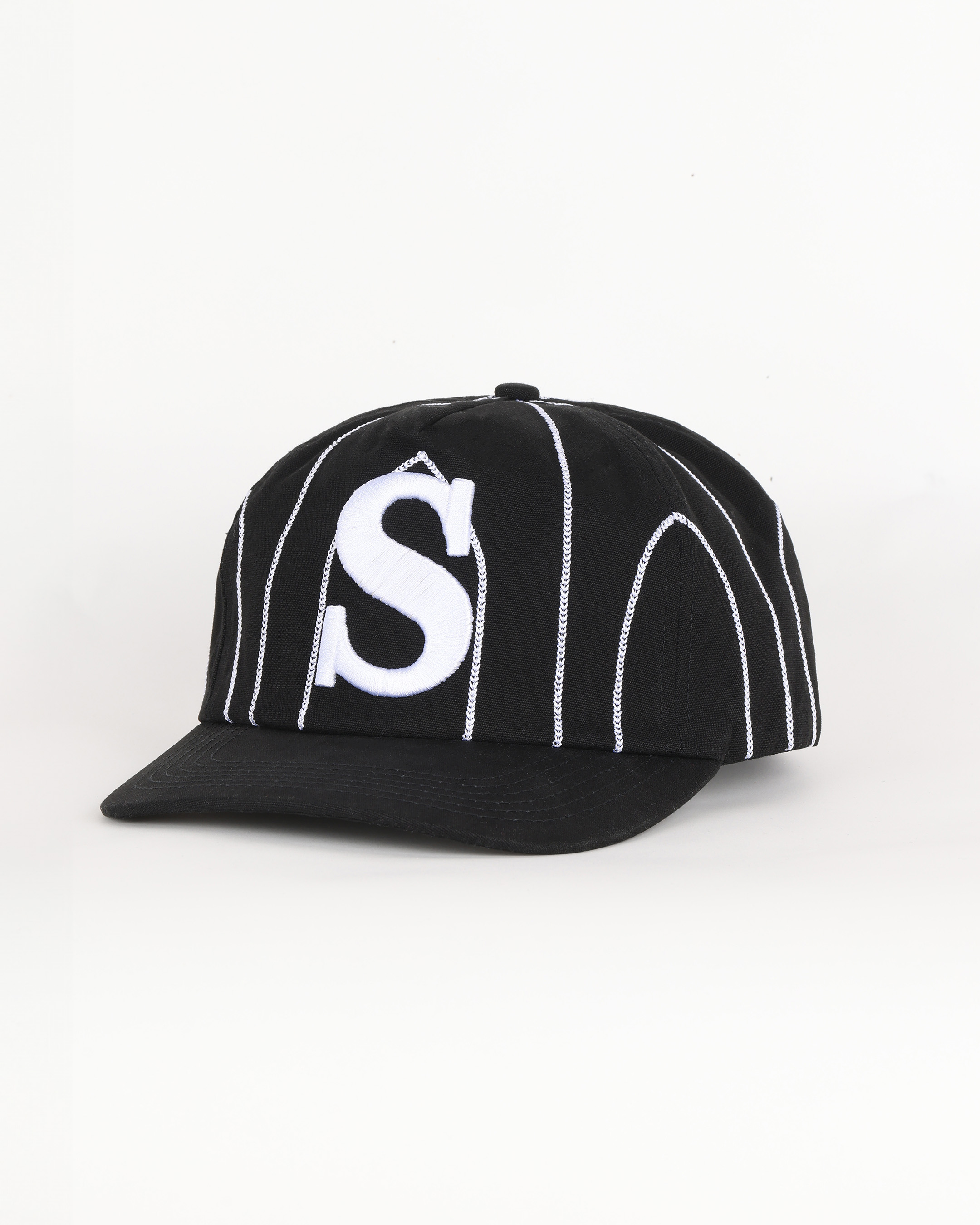Black Chainstitch Hat