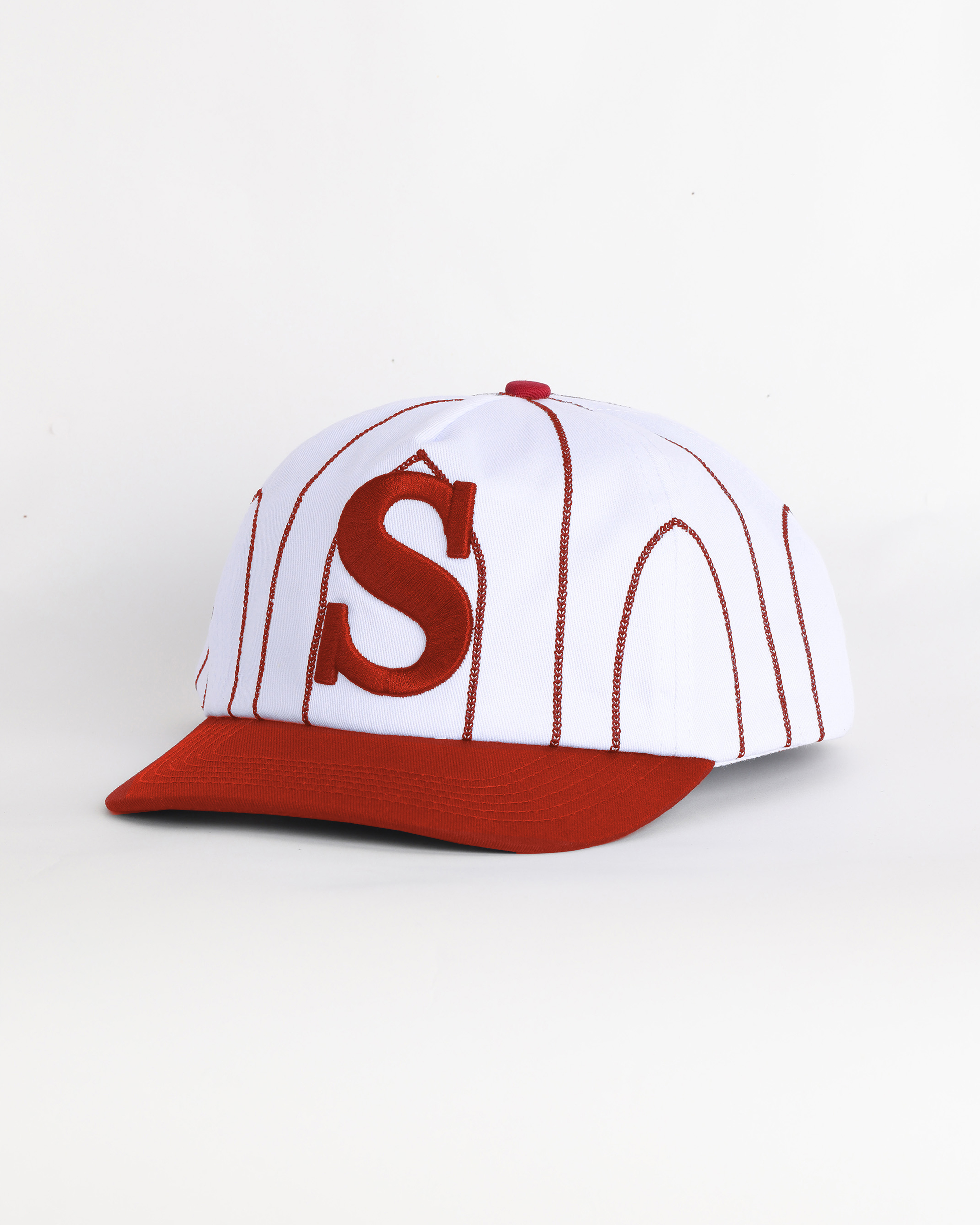 Red Chainstitch Hat